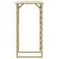 vidaXL Pérgola con techo madera de pino impregnada 100x90x200 cm vidaXL Pérgola con techo madera de pino impregnada 100x90x200 cm