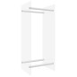 vidaXL Leñero de vidrio templado transparente 40x35x100 cm vidaXL Leñero de vidrio templado transparente 40x35x100 cm