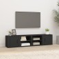 vidaXL Muebles para TV 2 uds madera contrachapada negro 80x31,5x36 cm vidaXL Muebles para TV 2 uds madera contrachapada negro 80x31,5x36 cm