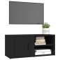 vidaXL Muebles para TV 2 uds madera contrachapada negro 80x31,5x36 cm vidaXL Muebles para TV 2 uds madera contrachapada negro 80x31,5x36 cm