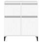 vidaXL Aparador de madera contrachapada blanco 60x35x70 cm vidaXL Aparador de madera contrachapada blanco 60x35x70 cm