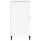 vidaXL Aparador de madera contrachapada blanco 60x35x70 cm vidaXL Aparador de madera contrachapada blanco 60x35x70 cm