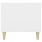 vidaXL Mesa de centro madera contrachapada blanca 90x49x45 cm vidaXL Mesa de centro madera contrachapada blanca 90x49x45 cm