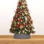 vidaXL Falda del árbol de Navidad marrón Ø65x19,5 cm vidaXL Falda del árbol de Navidad marrón Ø65x19,5 cm