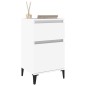 vidaxL Mesita de noche blanca 40x35x70 cm vidaxL Mesita de noche blanca 40x35x70 cm