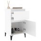 vidaxL Mesita de noche blanca 40x35x70 cm vidaxL Mesita de noche blanca 40x35x70 cm