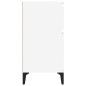 vidaxL Mesita de noche blanca 40x35x70 cm vidaxL Mesita de noche blanca 40x35x70 cm