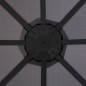 vidaXL Cenador con tejado aluminio 3x3 m negro vidaXL Cenador con tejado aluminio 3x3 m negro