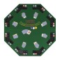 vidaXL Superficie de póker plegable en 2 para 8 jugadores octogonal vidaXL Superficie de póker plegable en 2 para 8 jugadores octogonal