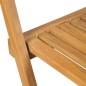 vidaXL Taburetes plegables de bar de jardín 2 uds madera teca maciza vidaXL Taburetes plegables de bar de jardín 2 uds madera teca maciza