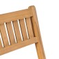 vidaXL Taburetes plegables de bar de jardín 2 uds madera teca maciza vidaXL Taburetes plegables de bar de jardín 2 uds madera teca maciza