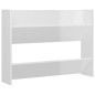 vidaXL Zapateros de pared 2 uds contrachapada blanco brillo 80x18x60cm vidaXL Zapateros de pared 2 uds contrachapada blanco brillo 80x18x60cm