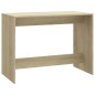 vidaXL Juego de comedor 3 piezas madera contrachapada roble Sonoma vidaXL Juego de comedor 3 piezas madera contrachapada roble Sonoma