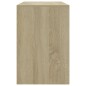vidaXL Juego de comedor 3 piezas madera contrachapada roble Sonoma vidaXL Juego de comedor 3 piezas madera contrachapada roble Sonoma