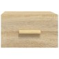 vidaXL Mesitas de noche de pared 2 uds color roble Sonoma 35x35x20 cm vidaXL Mesitas de noche de pared 2 uds color roble Sonoma 35x35x20 cm