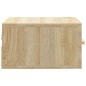 vidaXL Mesitas de noche de pared 2 uds color roble Sonoma 35x35x20 cm vidaXL Mesitas de noche de pared 2 uds color roble Sonoma 35x35x20 cm