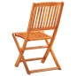 vidaXL Set de comedor de jardín plegable 5 pzas madera eucalipto vidaXL Set de comedor de jardín plegable 5 pzas madera eucalipto