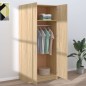 vidaXL Armario de madera contrachapada roble Sonoma 80x52x180 cm vidaXL Armario de madera contrachapada roble Sonoma 80x52x180 cm