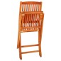 vidaXL Set de comedor de jardín plegable 5 pzas madera eucalipto vidaXL Set de comedor de jardín plegable 5 pzas madera eucalipto