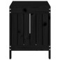 vidaXL Caja de almacenaje jardín madera de pino negro 76x42,5x54 cm vidaXL Caja de almacenaje jardín madera de pino negro 76x42,5x54 cm
