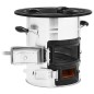vidaXL Cocina leña camping acero inoxidable plateado 51,5x35x30,5 cm vidaXL Cocina leña camping acero inoxidable plateado 51,5x35x30,5 cm