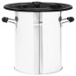 vidaXL Cocina leña camping acero inoxidable plateado 51,5x35x30,5 cm vidaXL Cocina leña camping acero inoxidable plateado 51,5x35x30,5 cm