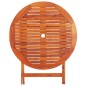 vidaXL Set de comedor de jardín plegable 5 pzas madera eucalipto vidaXL Set de comedor de jardín plegable 5 pzas madera eucalipto