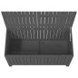 vidaXL Caja de almacenaje jardín madera de pino gris 121x55x64 cm vidaXL Caja de almacenaje jardín madera de pino gris 121x55x64 cm