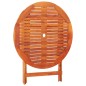 vidaXL Set de comedor de jardín plegable 5 pzas madera eucalipto vidaXL Set de comedor de jardín plegable 5 pzas madera eucalipto