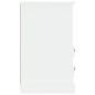 vidaXL Mesita de noche blanca 43x36x60 cm vidaXL Mesita de noche blanca 43x36x60 cm