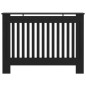 vidaXL Cubierta para radiador MDF negro 112x19x81,5 cm vidaXL Cubierta para radiador MDF negro 112x19x81,5 cm
