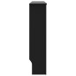 vidaXL Cubierta para radiador MDF negro 112x19x81,5 cm vidaXL Cubierta para radiador MDF negro 112x19x81,5 cm