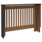 vidaXL Cubierta para radiador MDF negro 112x19x81,5 cm vidaXL Cubierta para radiador MDF negro 112x19x81,5 cm