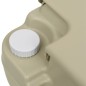 vidaXL Set de inodoro 10+10L y lavabo portátil de camping 20L gris vidaXL Set de inodoro 10+10L y lavabo portátil de camping 20L gris