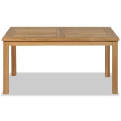 vidaXL Mesa de centro de teca 90x50x45 cm