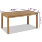 vidaXL Mesa de centro de teca 90x50x45 cm vidaXL Mesa de centro de teca 90x50x45 cm