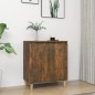vidaXL Aparador madera contrachapada color roble ahumado 60x35x70 cm