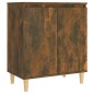 vidaXL Aparador madera contrachapada color roble ahumado 60x35x70 cm