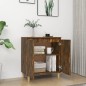 vidaXL Aparador madera contrachapada color roble ahumado 60x35x70 cm