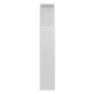 vidaXL Mueble cabecero blanco brillante 100x18,5x104,5 cm