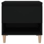 vidaXL Mesitas de noche 2 uds contrachapada negro 50x46x50 cm vidaXL Mesitas de noche 2 uds contrachapada negro 50x46x50 cm
