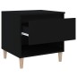 vidaXL Mesitas de noche 2 uds contrachapada negro 50x46x50 cm vidaXL Mesitas de noche 2 uds contrachapada negro 50x46x50 cm