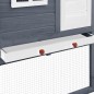 vidaXL Gallinero con ponedero madera maciza abeto gris y blanco vidaXL Gallinero con ponedero madera maciza abeto gris y blanco