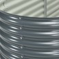 vidaXL Arriate de acero galvanizado gris 320x80x81 cm vidaXL Arriate de acero galvanizado gris 320x80x81 cm