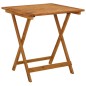 vidaXL Mesa plegable de jardín de madera maciza de acacia 70x70x75 cm vidaXL Mesa plegable de jardín de madera maciza de acacia 70x70x75 cm