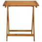 vidaXL Mesa plegable de jardín de madera maciza de acacia 70x70x75 cm vidaXL Mesa plegable de jardín de madera maciza de acacia 70x70x75 cm