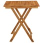 vidaXL Mesa plegable de jardín de madera maciza de acacia 70x70x75 cm vidaXL Mesa plegable de jardín de madera maciza de acacia 70x70x75 cm