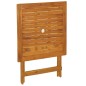 vidaXL Mesa plegable de jardín de madera maciza de acacia 70x70x75 cm vidaXL Mesa plegable de jardín de madera maciza de acacia 70x70x75 cm