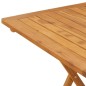 vidaXL Mesa plegable de jardín de madera maciza de acacia 70x70x75 cm vidaXL Mesa plegable de jardín de madera maciza de acacia 70x70x75 cm