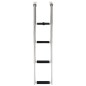 vidaXL Escalera de embarque plegable 4 peldaños acero inoxidable vidaXL Escalera de embarque plegable 4 peldaños acero inoxidable